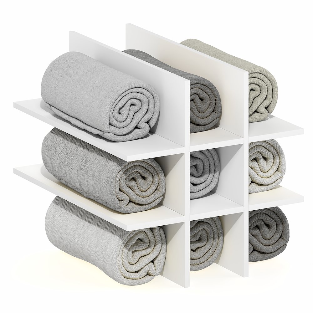 9-Compartment Cube Organizer, Fits into Furinno Triple Thick Cubes. Picture 3