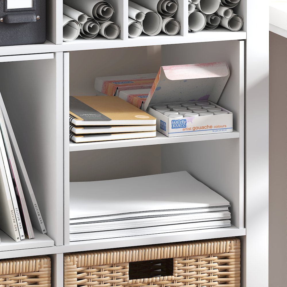 H-Shelf Cube Organizer, Fits into Furinno Triple Thick Cubes. Picture 4