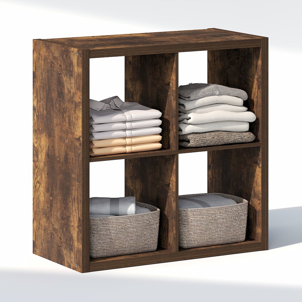 4-Cube Closet Organizer, Open Shelf Closet Storage, Extra Thick Frame. Picture 2