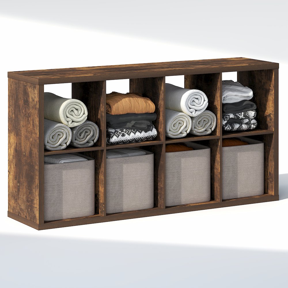 8-Cube Closet Organizer, Open Shelf Closet Storage, Extra Thick Frame. Picture 3