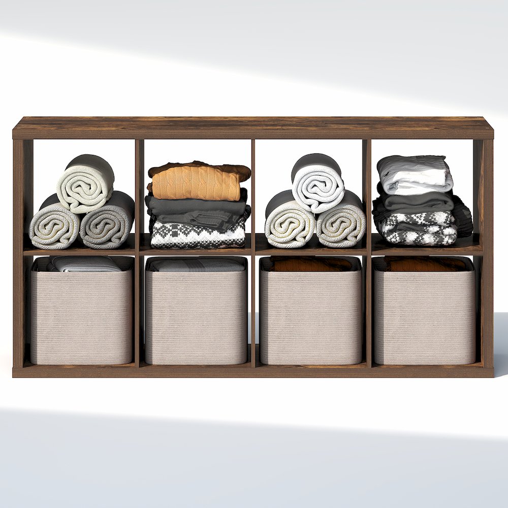8-Cube Closet Organizer, Open Shelf Closet Storage, Extra Thick Frame. Picture 6