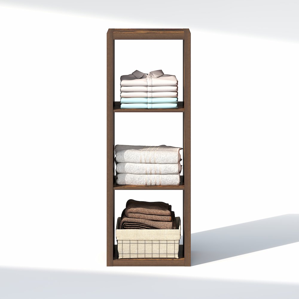 3-Cube Closet Organizer, Open Shelf Closet Storage, Extra Thick Frame. Picture 5