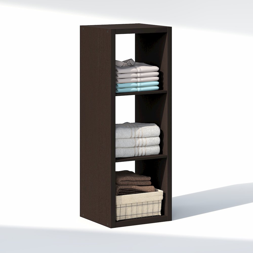 3-Cube Closet Organizer, Open Shelf Closet Storage, Extra Thick Frame. Picture 2