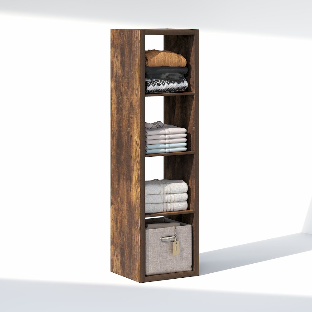 4-Cube Closet Organizer, Open Shelf Closet Storage, Extra Thick Frame. Picture 2