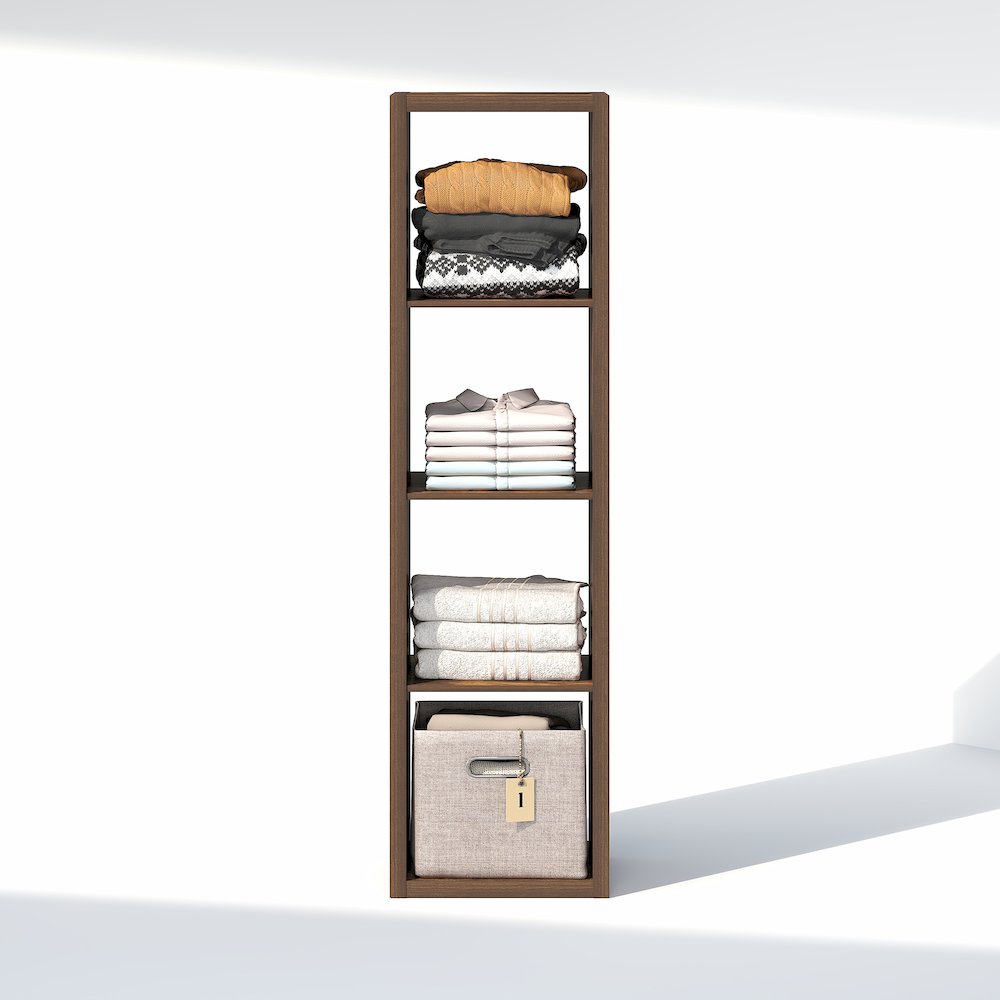 4-Cube Closet Organizer, Open Shelf Closet Storage, Extra Thick Frame. Picture 5