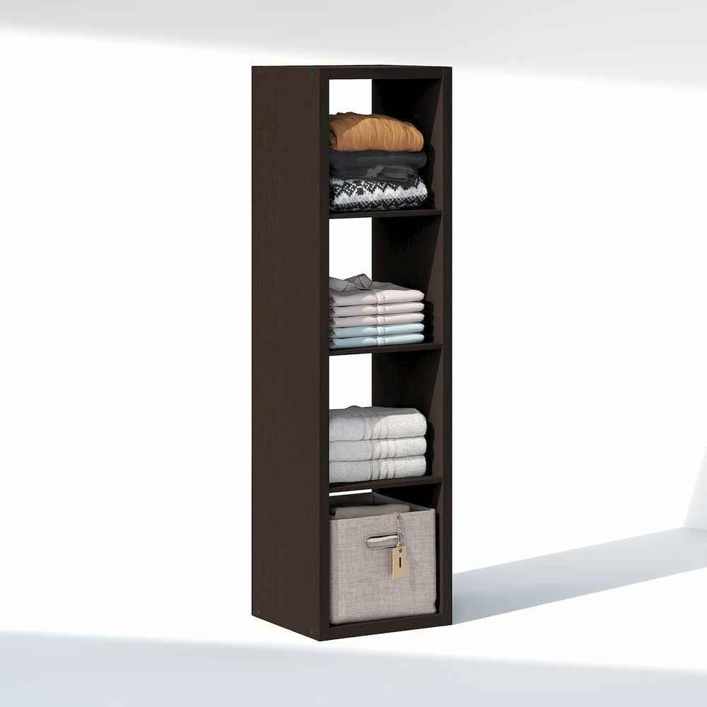 4-Cube Closet Organizer, Open Shelf Closet Storage, Extra Thick Frame. Picture 2