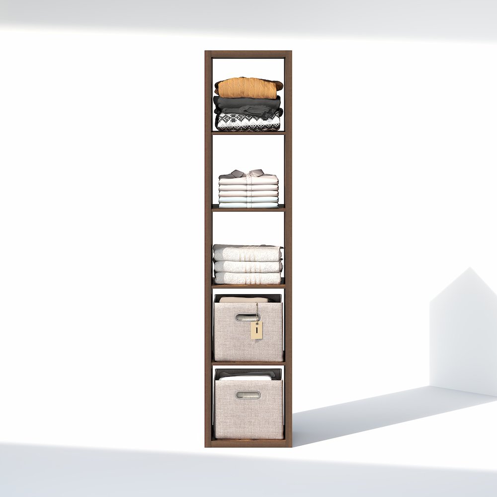 5-Cube Closet Organizer, Open Shelf Closet Storage, Extra Thick Frame. Picture 5
