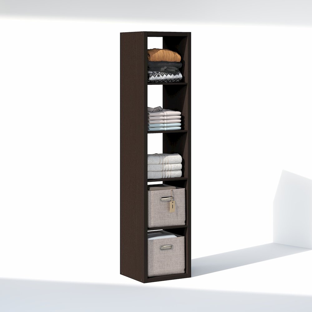 5-Cube Closet Organizer, Open Shelf Closet Storage, Extra Thick Frame. Picture 2