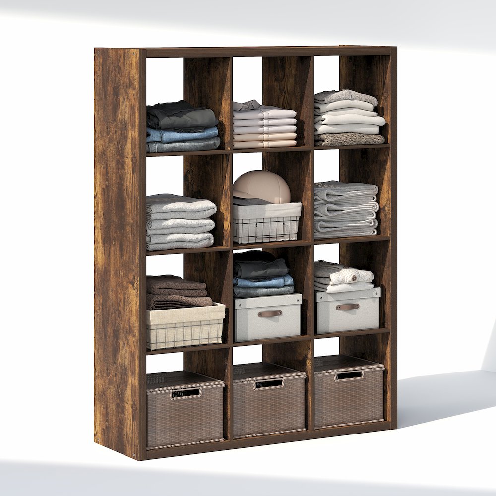 12-Cube Closet Organizer, Open Shelf Closet Storage, Extra Thick Frame. Picture 2