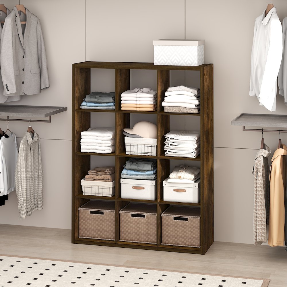 12-Cube Closet Organizer, Open Shelf Closet Storage, Extra Thick Frame. Picture 3