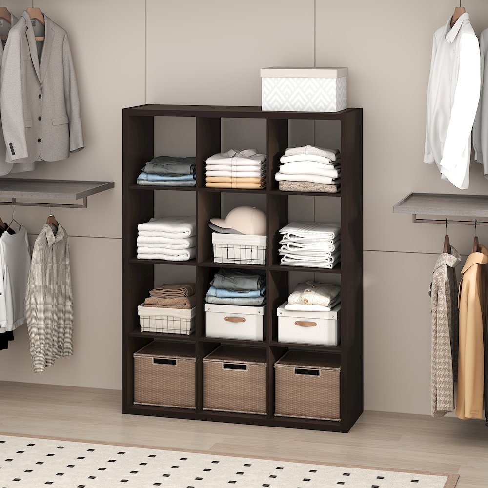 12-Cube Closet Organizer, Open Shelf Closet Storage, Extra Thick Frame. Picture 3