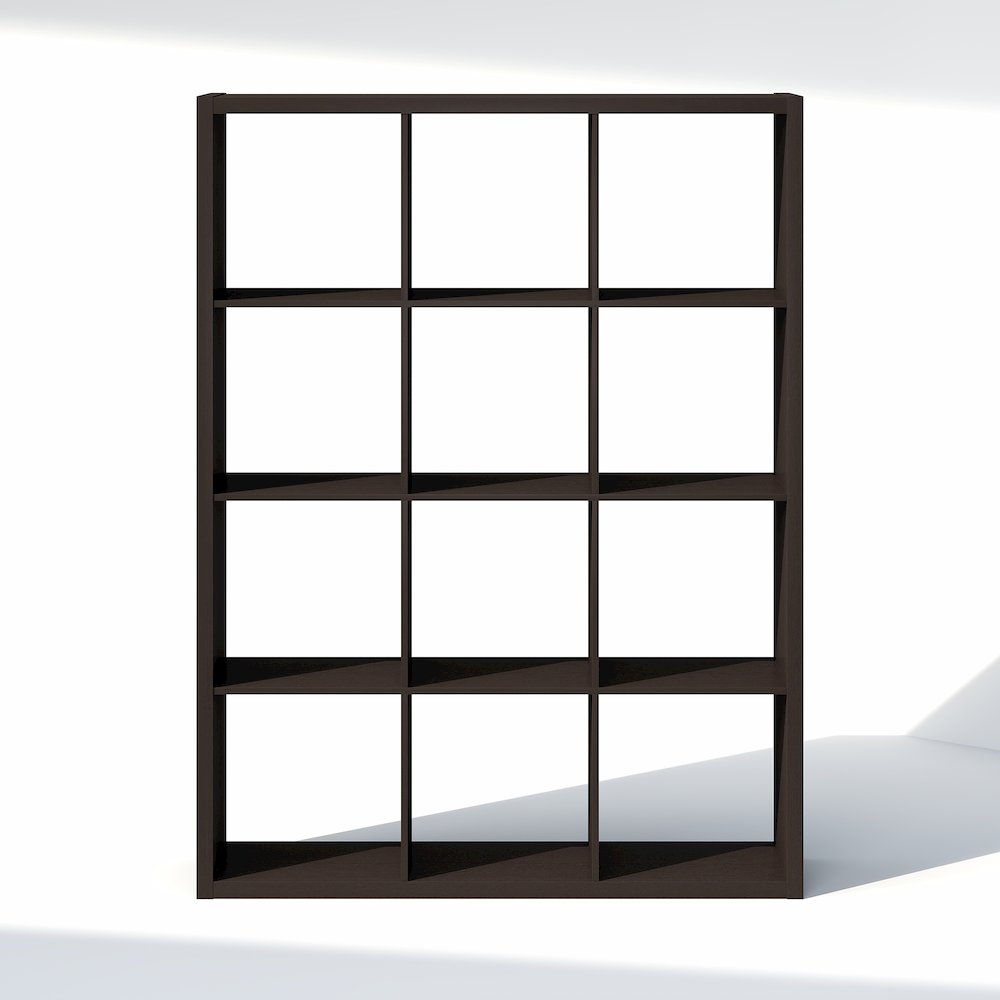 12-Cube Closet Organizer, Open Shelf Closet Storage, Extra Thick Frame. Picture 1