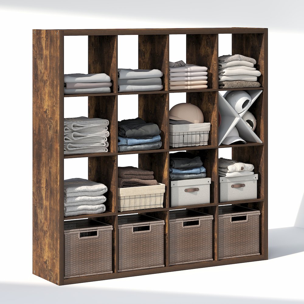 16-Cube Closet Organizer, Open Shelf Closet Storage, Extra Thick Frame. Picture 2