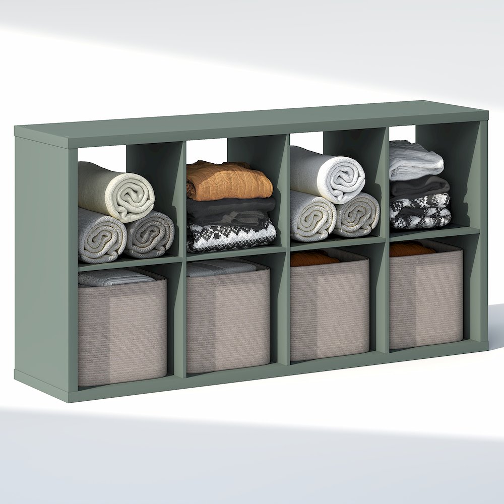 8-Cube Closet Organizer, Open Shelf Closet Storage, Extra Thick Frame. Picture 2