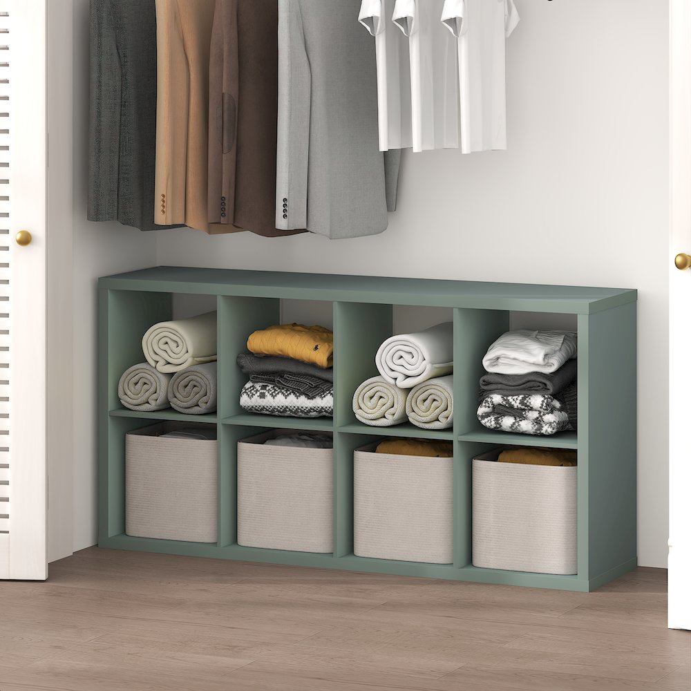8-Cube Closet Organizer, Open Shelf Closet Storage, Extra Thick Frame. Picture 3