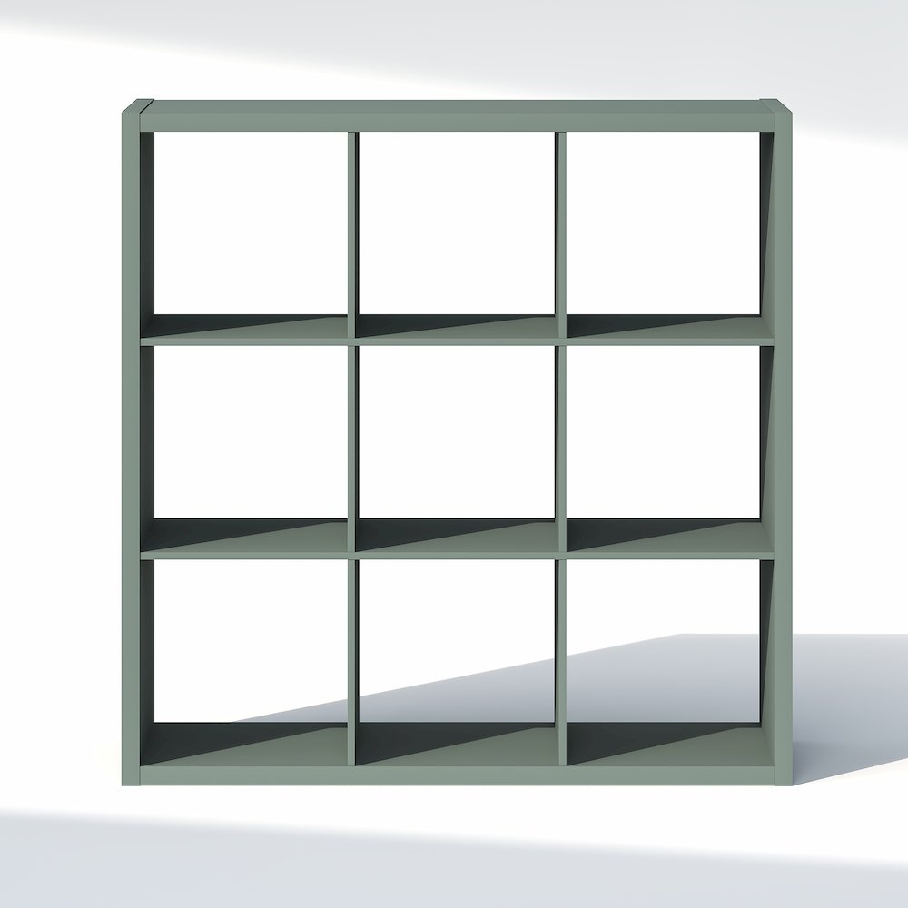 9-Cube Closet Organizer, Open Shelf Closet Storage, Extra Thick Frame. Picture 1