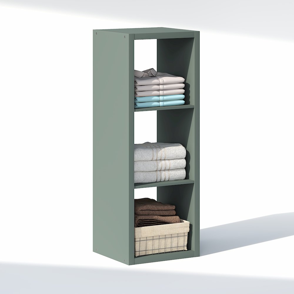 3-Cube Closet Organizer, Open Shelf Closet Storage, Extra Thick Frame. Picture 2