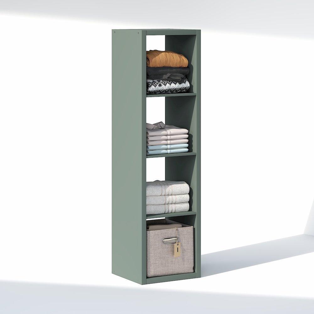 4-Cube Closet Organizer, Open Shelf Closet Storage, Extra Thick Frame. Picture 2