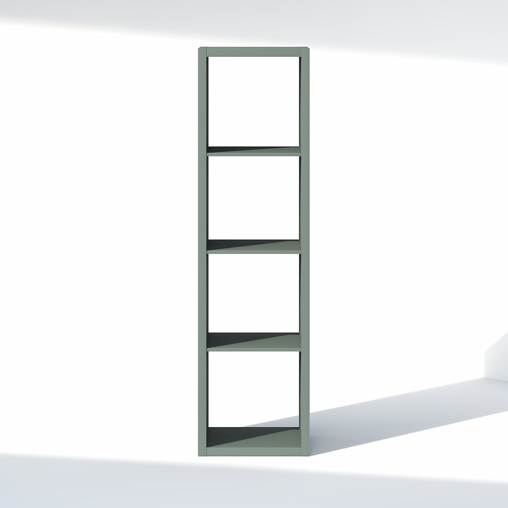 4-Cube Closet Organizer, Open Shelf Closet Storage, Extra Thick Frame. Picture 1