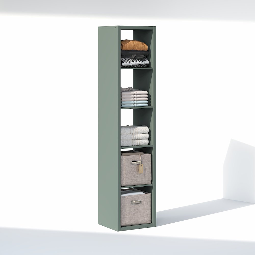 5-Cube Closet Organizer, Open Shelf Closet Storage, Extra Thick Frame. Picture 2
