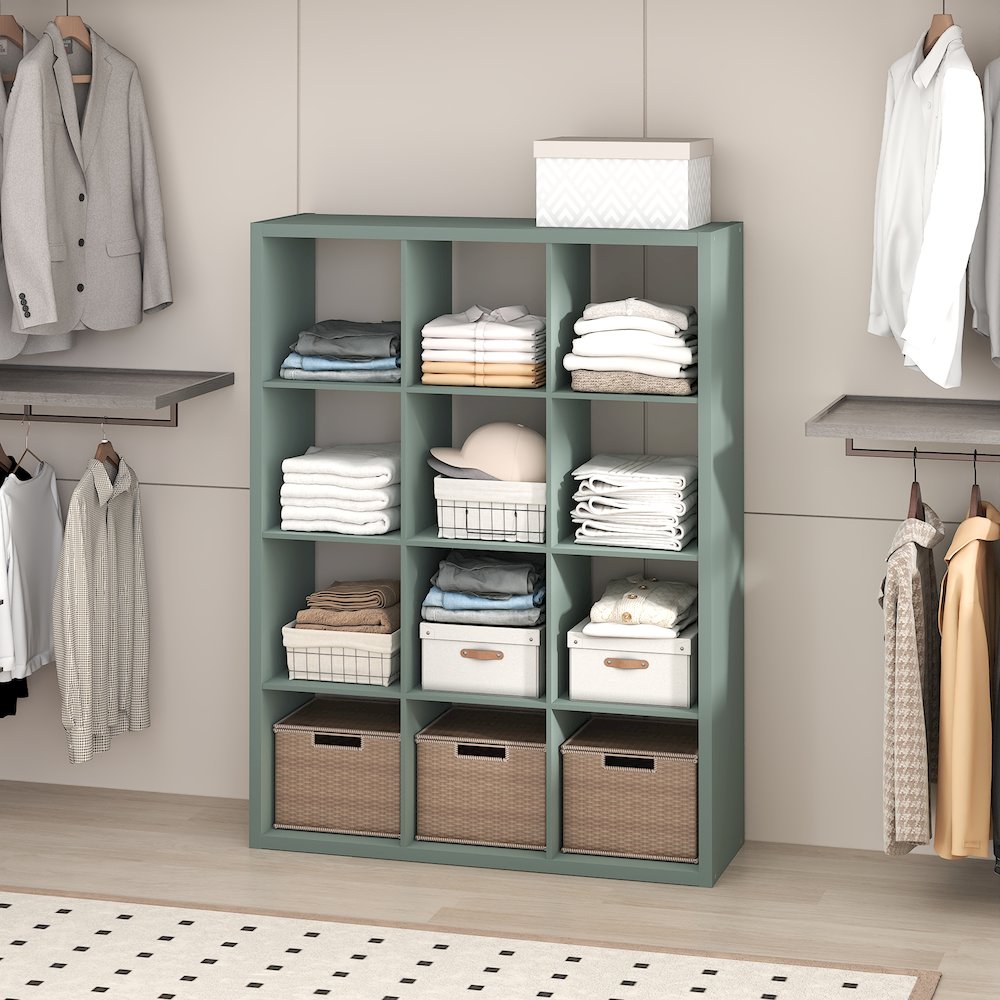 12-Cube Closet Organizer, Open Shelf Closet Storage, Extra Thick Frame. Picture 3