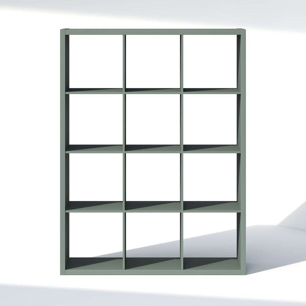 12-Cube Closet Organizer, Open Shelf Closet Storage, Extra Thick Frame. Picture 1