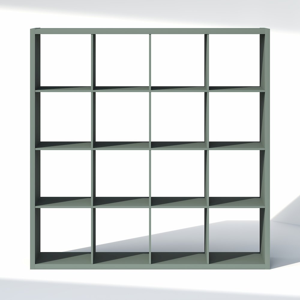 16-Cube Closet Organizer, Open Shelf Closet Storage, Extra Thick Frame. Picture 1