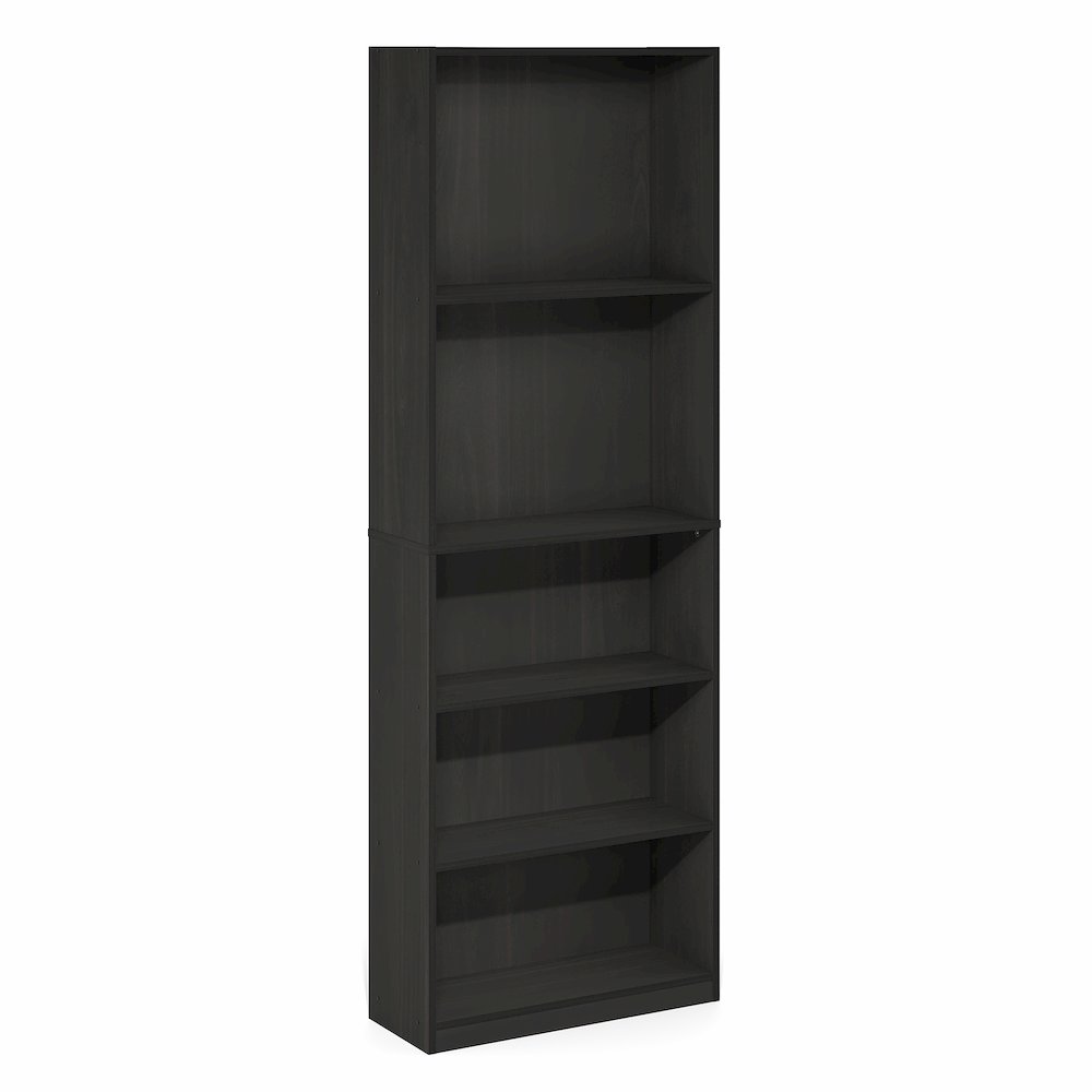 JAYA Book Shelf, 5-Tier Bookshelf with Open Storage Shelf, Standing Bookcase. Picture 6