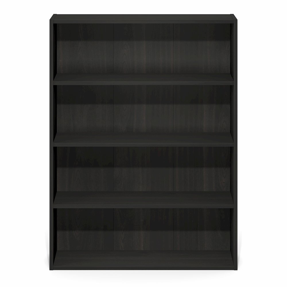 PASIR Book Shelf, 4-Tier Bookshelf with Open Storage Shelf, Standing Bookcase. Picture 2