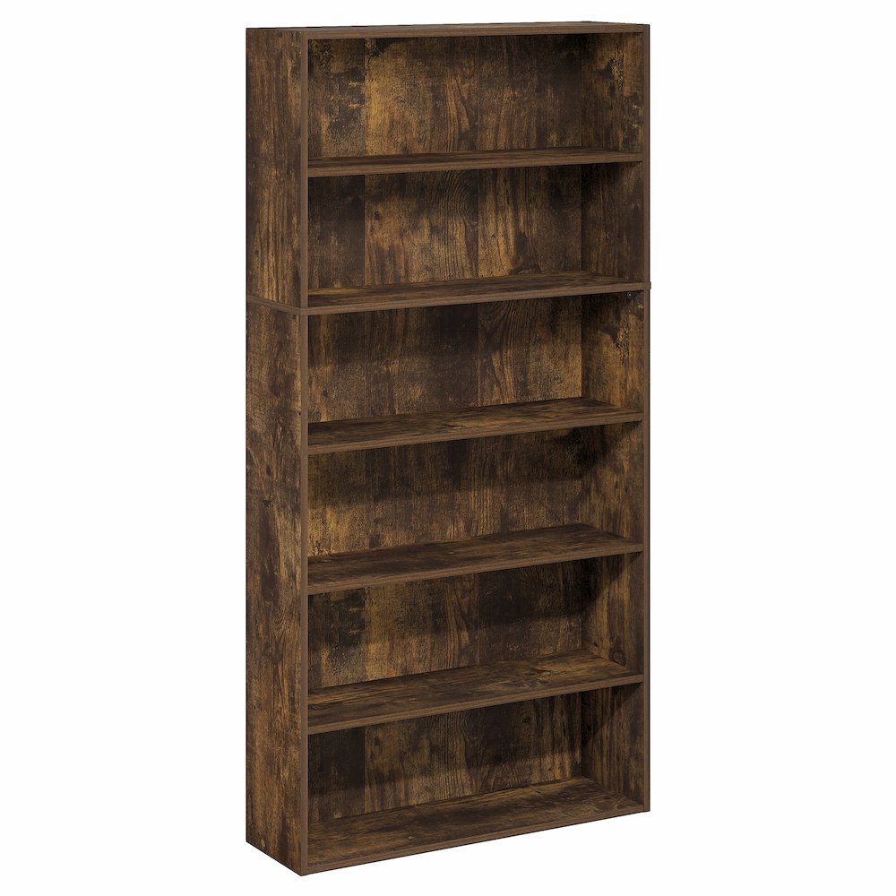 PASIR Book Shelf, 6-Tier Bookshelf with Open Storage Shelf, Standing Bookcase. Picture 1