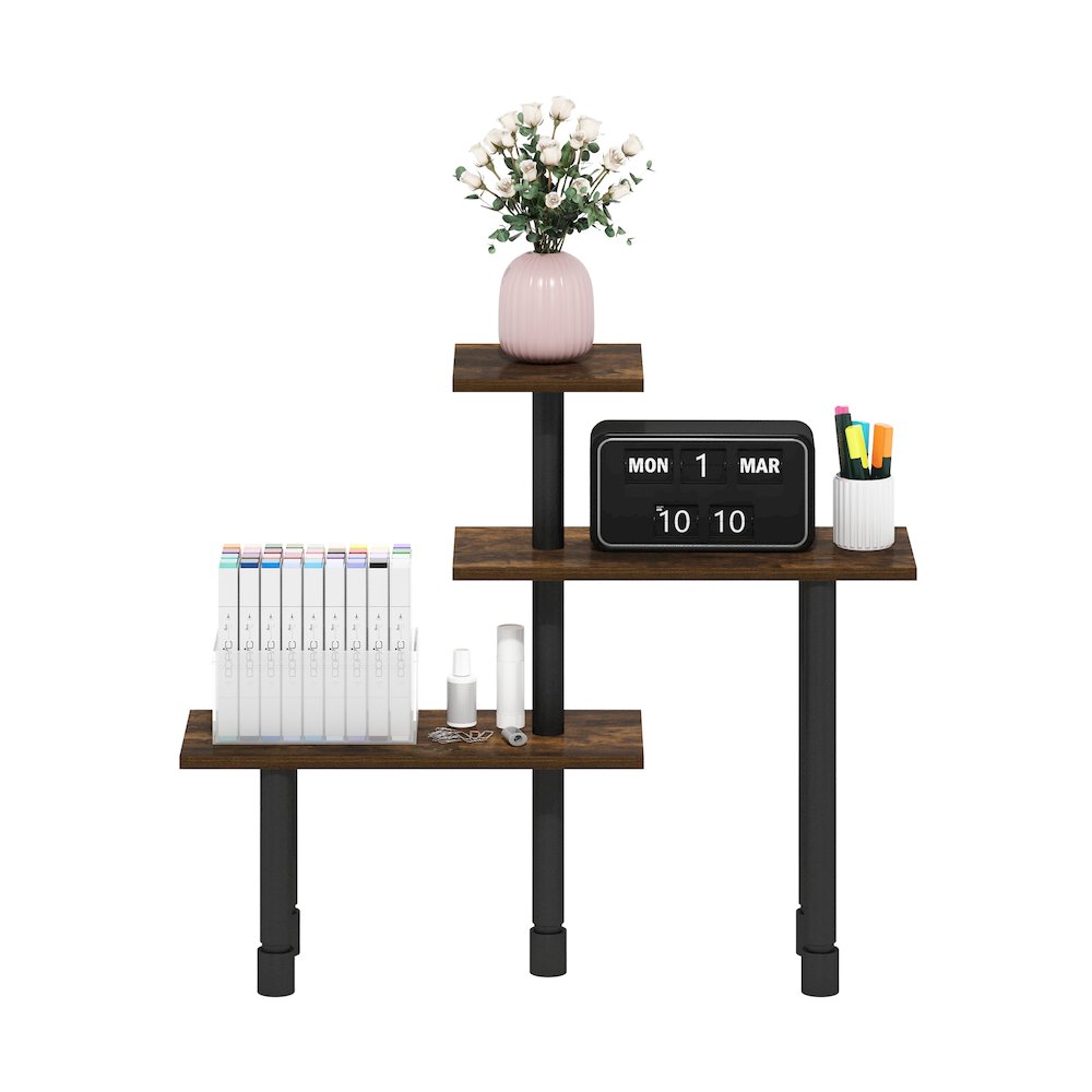 TURN-N-TUBE Corner Shelf, 3-Tier Countertop Corner Organizer. Picture 6