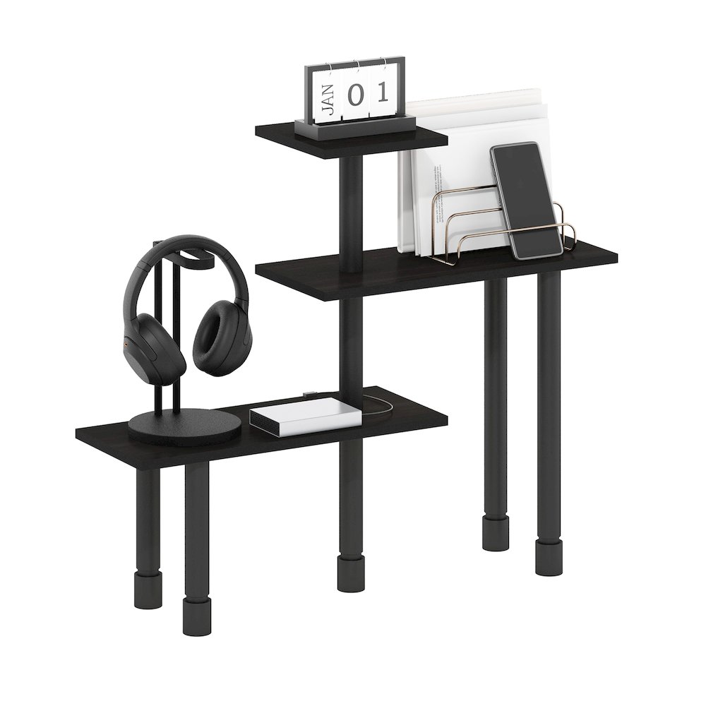 TURN-N-TUBE Corner Shelf, 3-Tier Countertop Corner Organizer. Picture 2