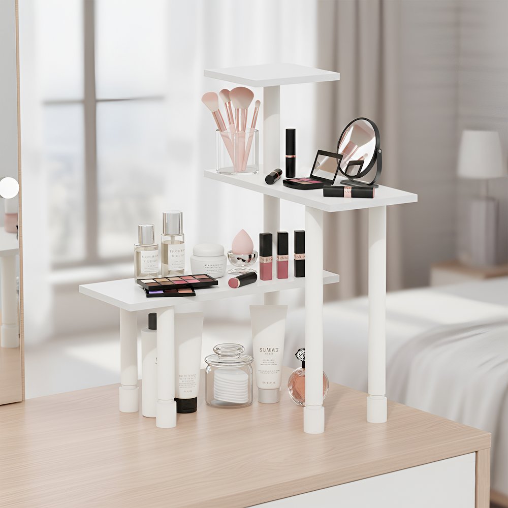 TURN-N-TUBE Corner Shelf, 3-Tier Countertop Corner Organizer. Picture 5