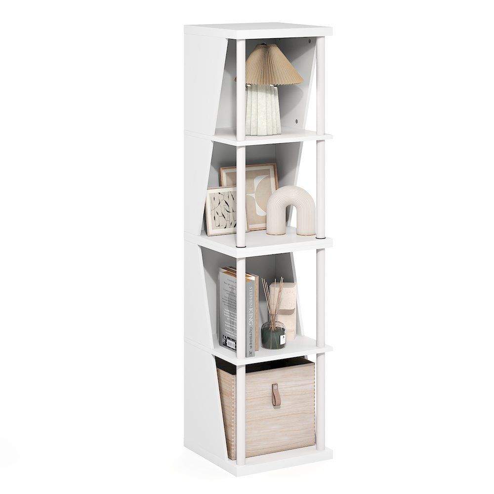 FLEXI Storage Shelf, 4-Cube Corner Shelf, Book Shelf. Picture 5