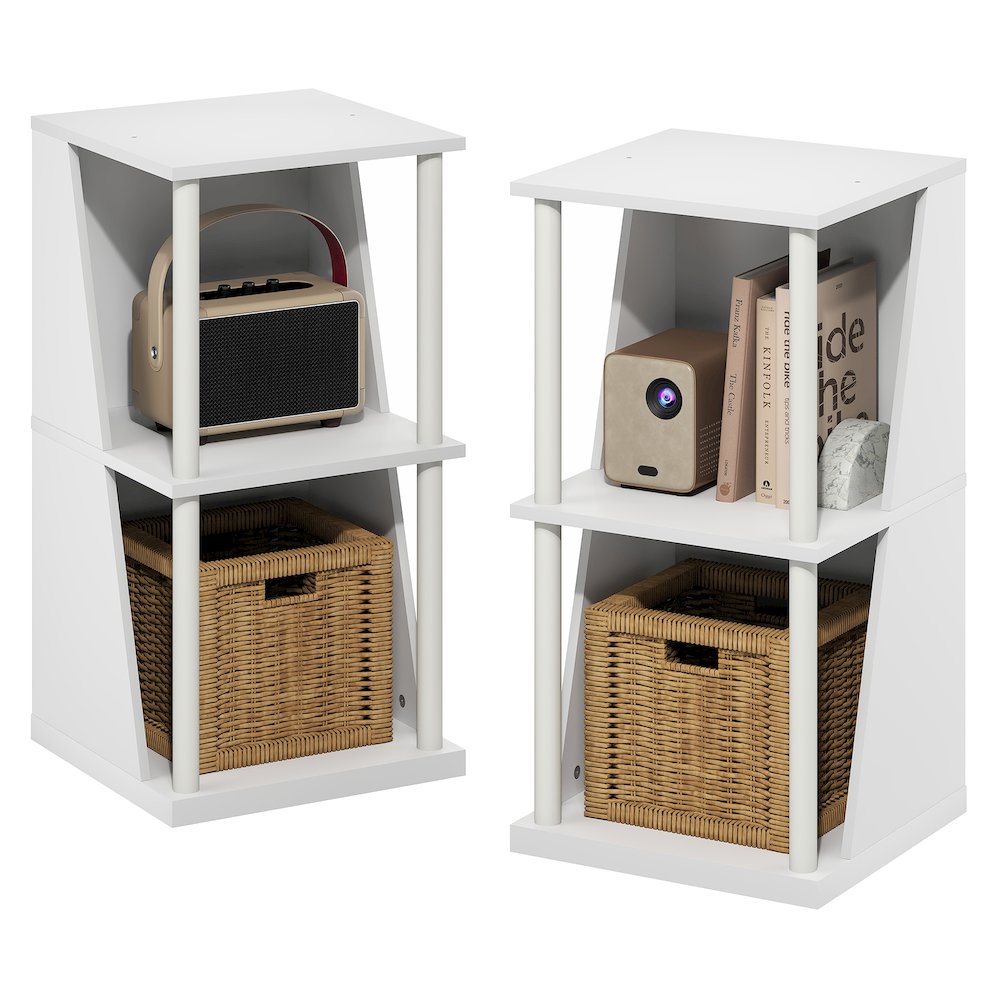 FLEXI Storage Shelf, 4-Cube Corner Shelf, Book Shelf. Picture 4