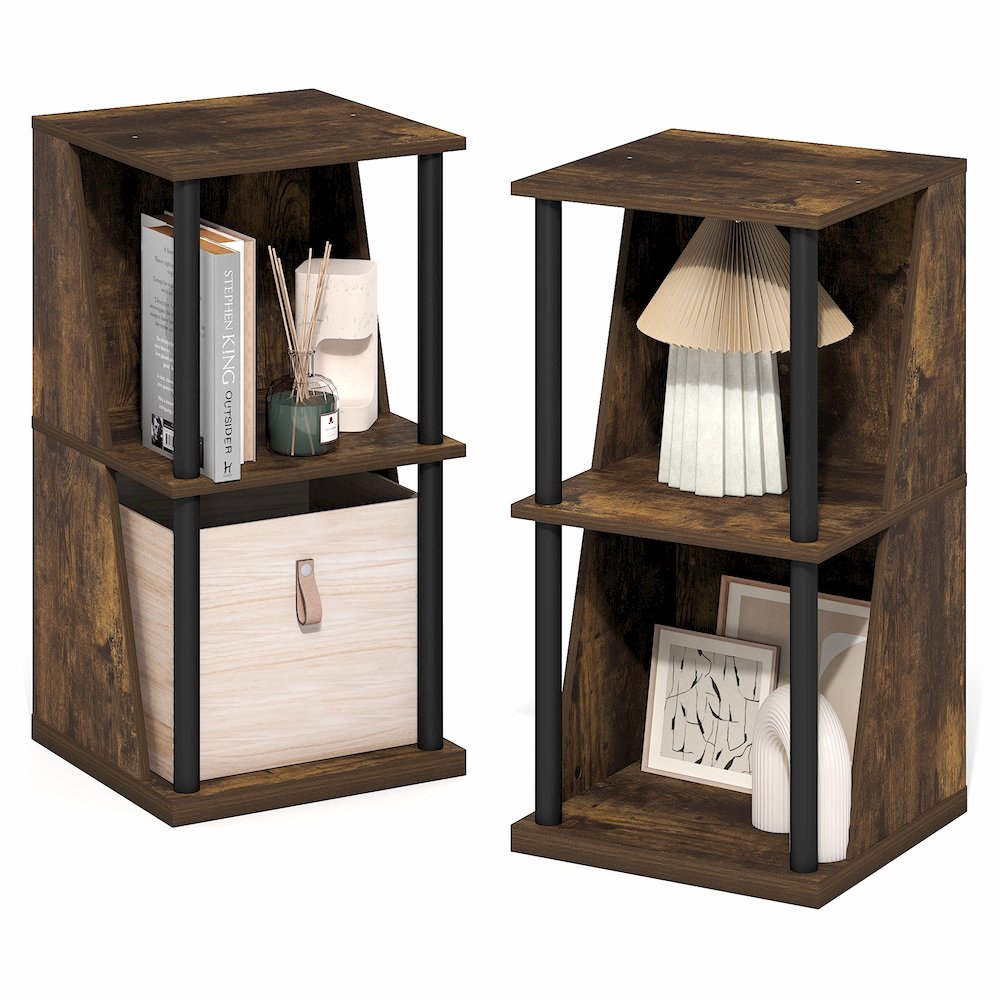 FLEXI Storage Shelf, 4-Cube Corner Shelf, Book Shelf. Picture 5