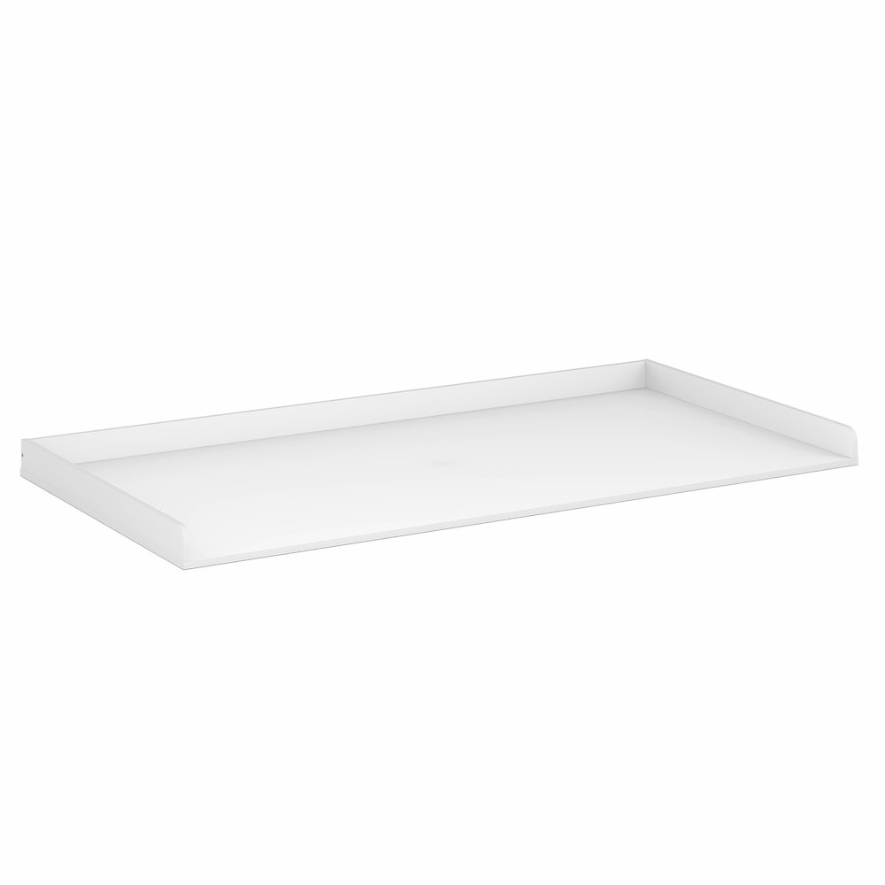 Washer Dryer Countertop, Washer and Dryer Topper, with Edge Rails, White. Picture 1