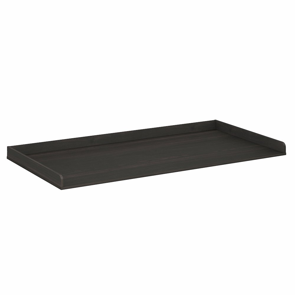 Washer Dryer Countertop, Washer and Dryer Topper, with Edge Rails, Espresso. Picture 1