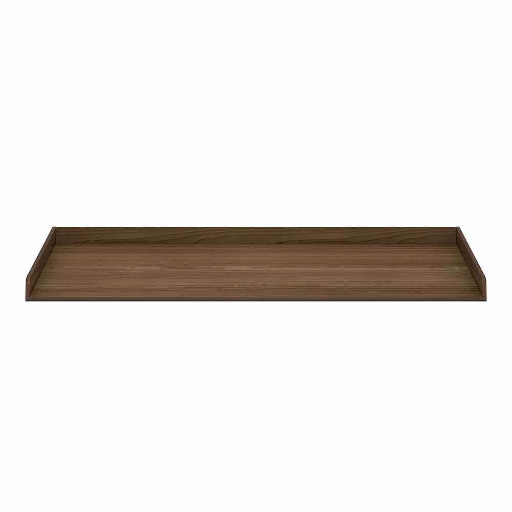 Washer Dryer Countertop, Washer and Dryer Topper, with Edge Rails, Modern Walnut. Picture 6