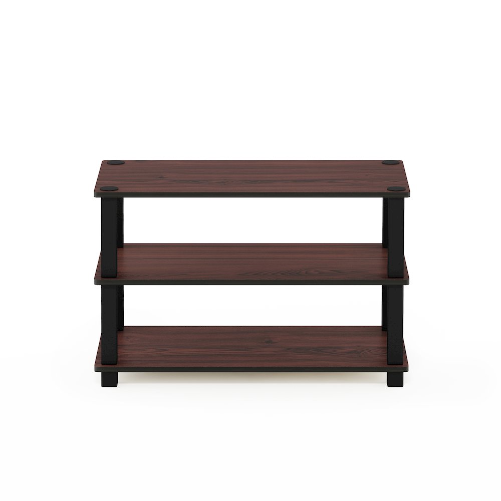 3-Tier Shoe Organizer, Shoe Storage, Cherry Oak. Picture 2