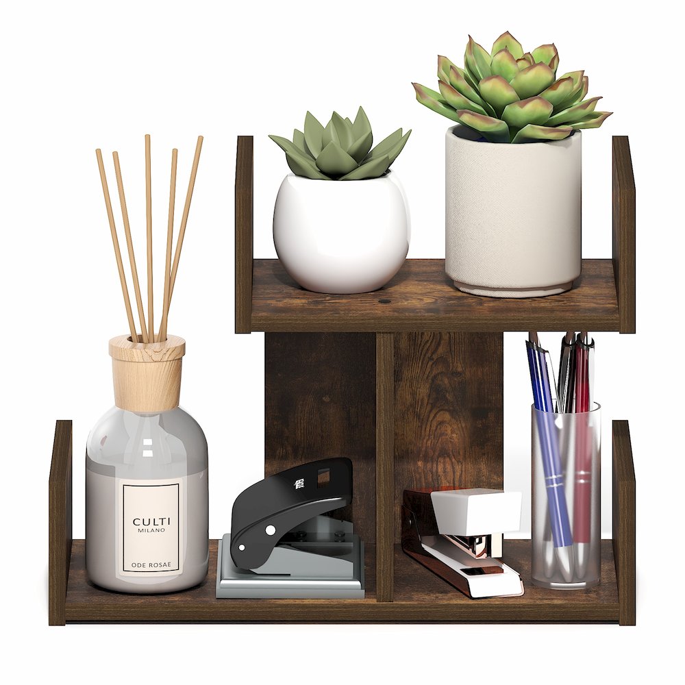 HERMITE Desk Organizers and Accessories, Desk Top Book Shelf. Picture 4