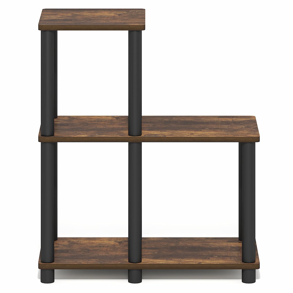 TURN-N-TUBE Storage Shelves, 3-Tier Ladder Book Shelf with Open Frame Design. Picture 3