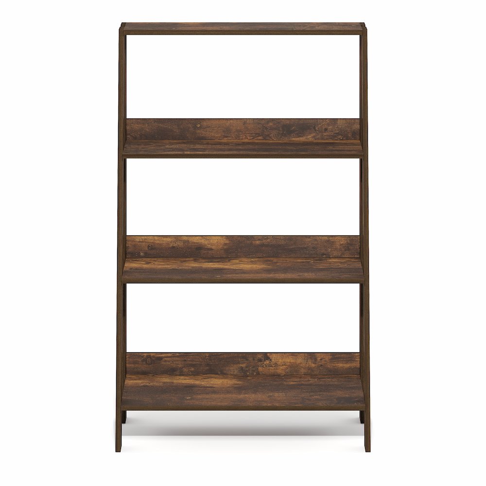 LADDER Shelf, 4-Tier Ladder Book Shelf, Open Frame Design Bookcase, Storage Rack. Picture 3