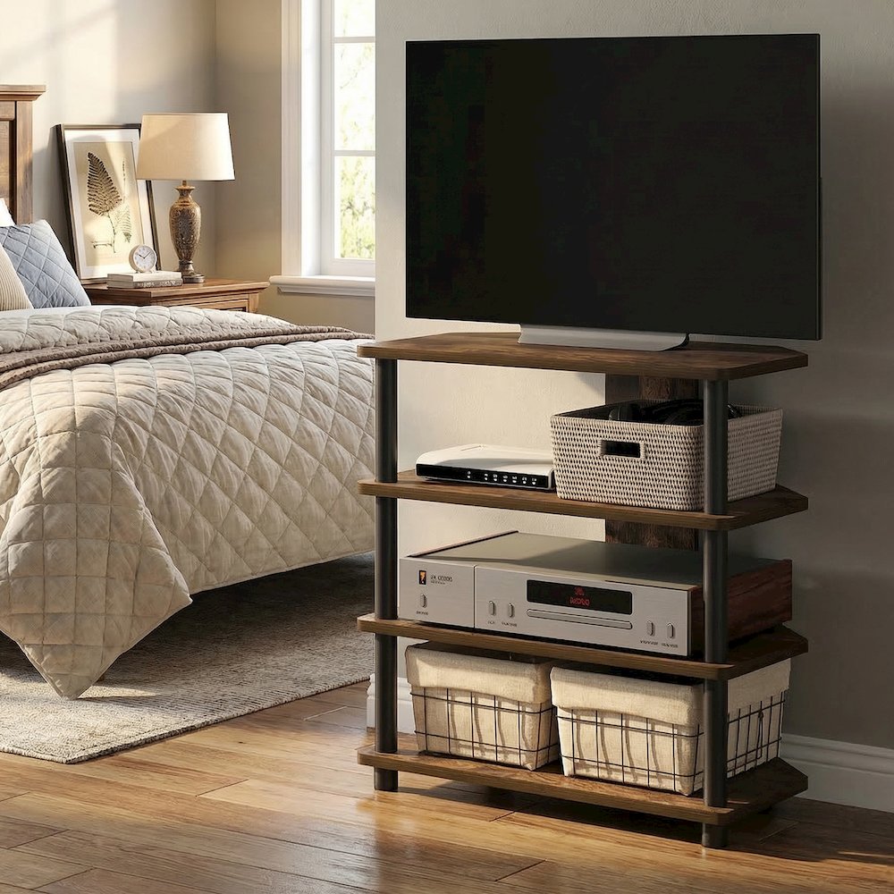 ECON TV Stand, Open Frame Design TV Console for TV up to 32 Inch. Picture 5