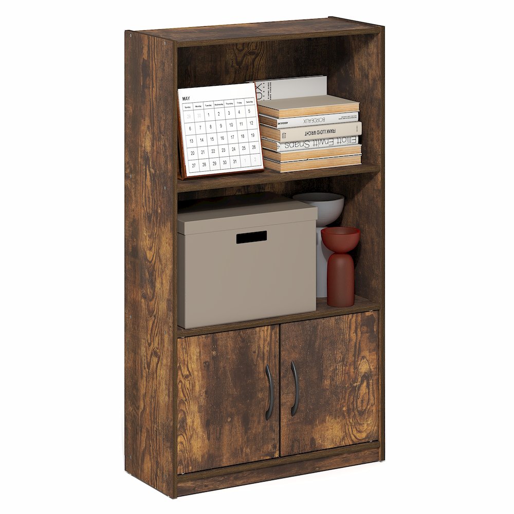 GRUEN Book Shelf, 3-Tier Bookshelf, 9.3 x 21.8 x 39.5. Picture 5