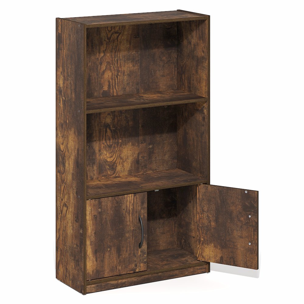 GRUEN Book Shelf, 3-Tier Bookshelf, 9.3 x 21.8 x 39.5. Picture 4