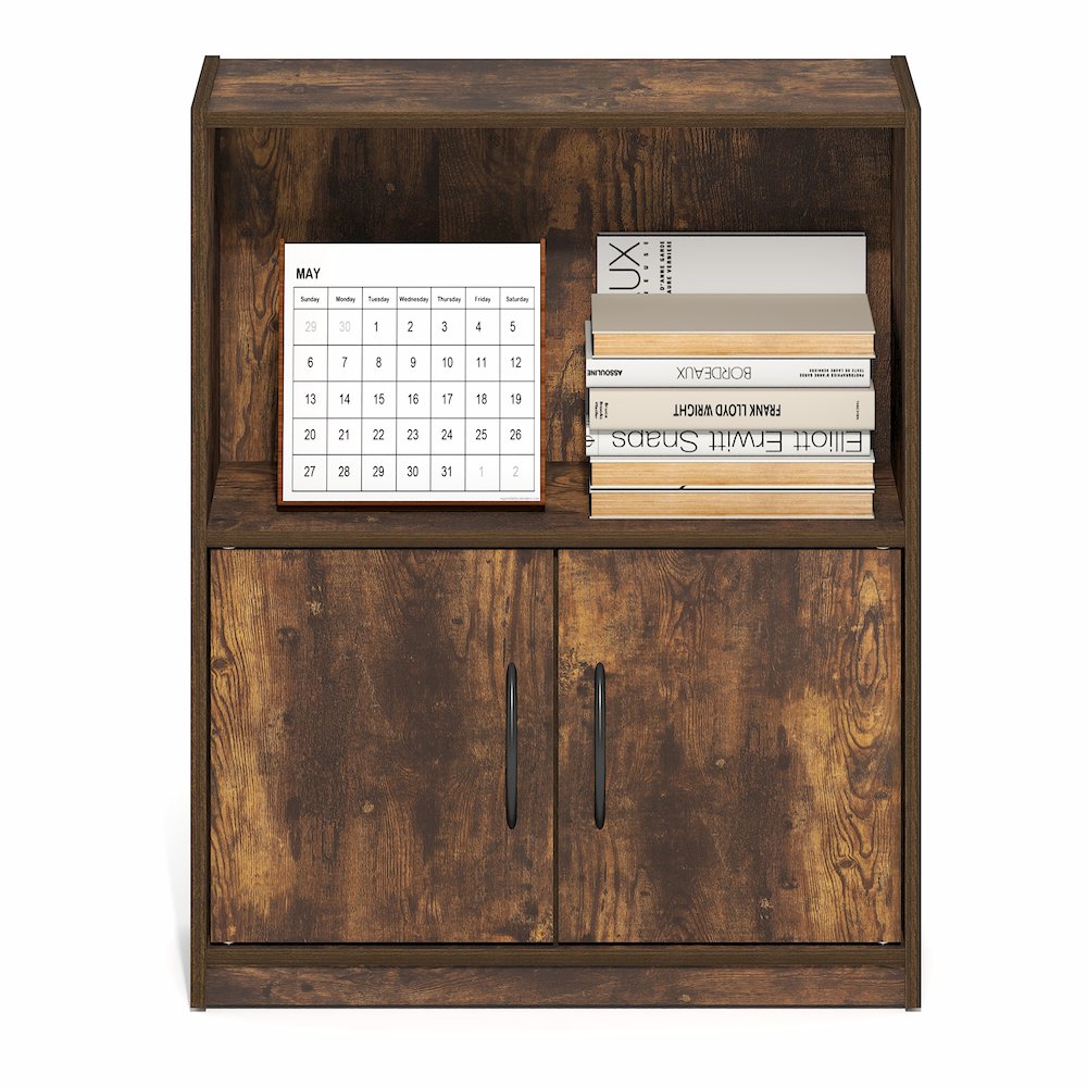 GRUEN Book Shelf, 2-Tier Small Bookshelf, 9.3 x 21.8 x 27. Picture 7