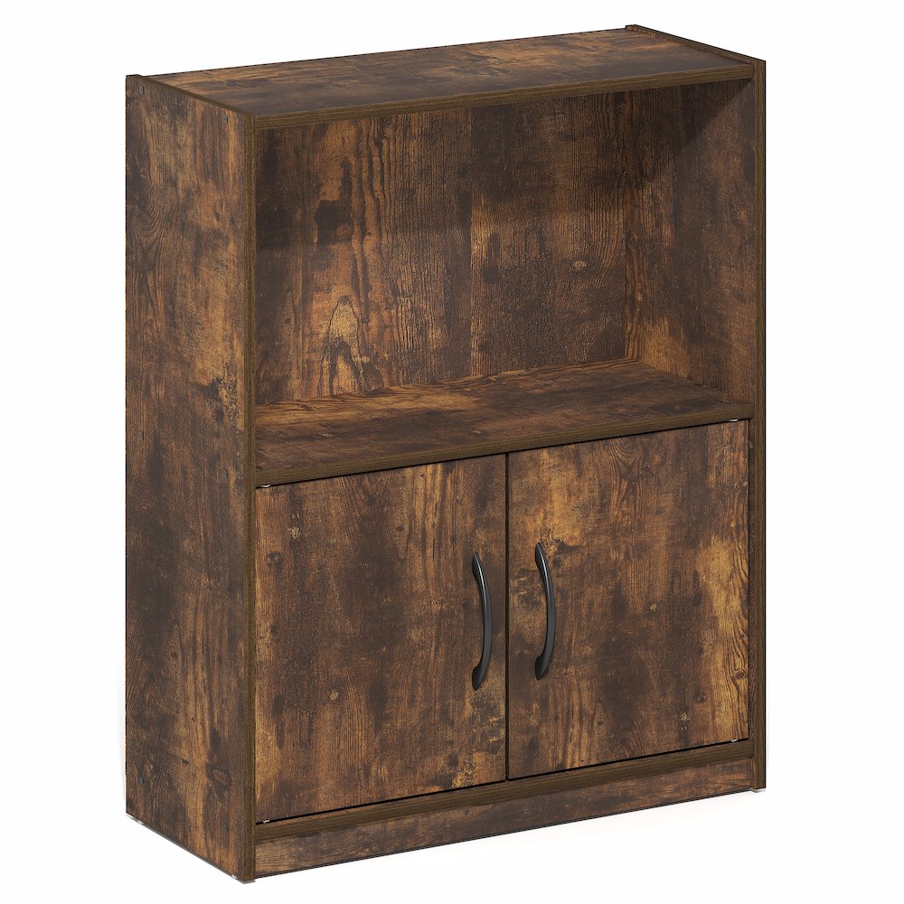GRUEN Book Shelf, 2-Tier Small Bookshelf, 9.3 x 21.8 x 27. Picture 1