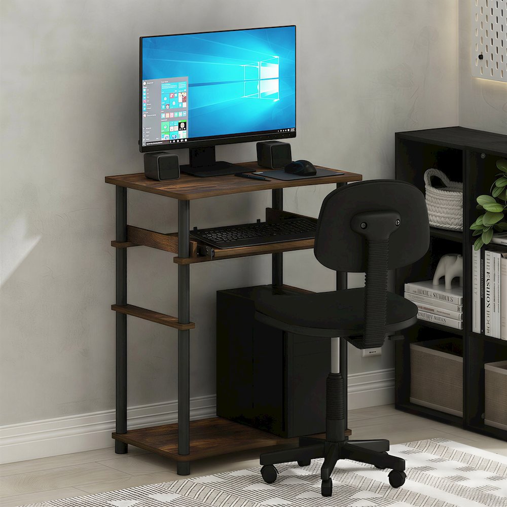 HOME Desk, 23.6 Wide Gaming Desk with Keyboard Tray, Office Desk for Home Office. Picture 2