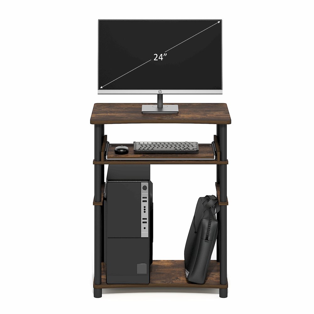 HOME Desk, 23.6 Wide Gaming Desk with Keyboard Tray, Office Desk for Home Office. Picture 6